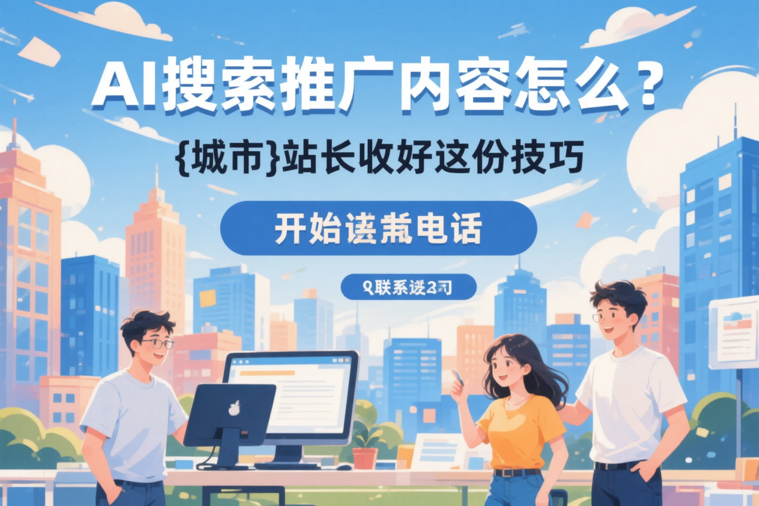 AI搜索推广内容怎么写？贺州站长收好这份技巧