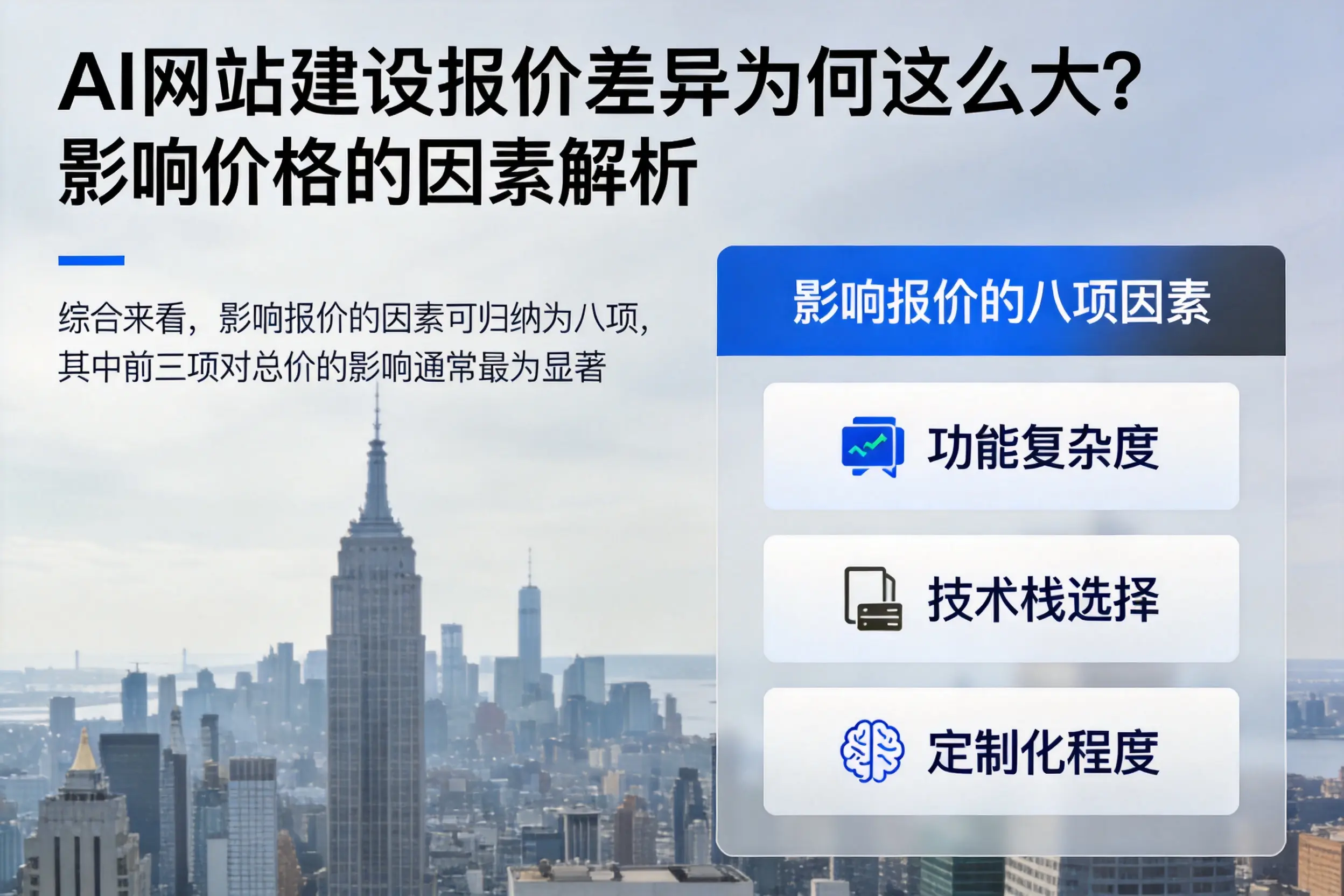 贺州AI网站建设报价差异为何这么大?影响价格的因素解析