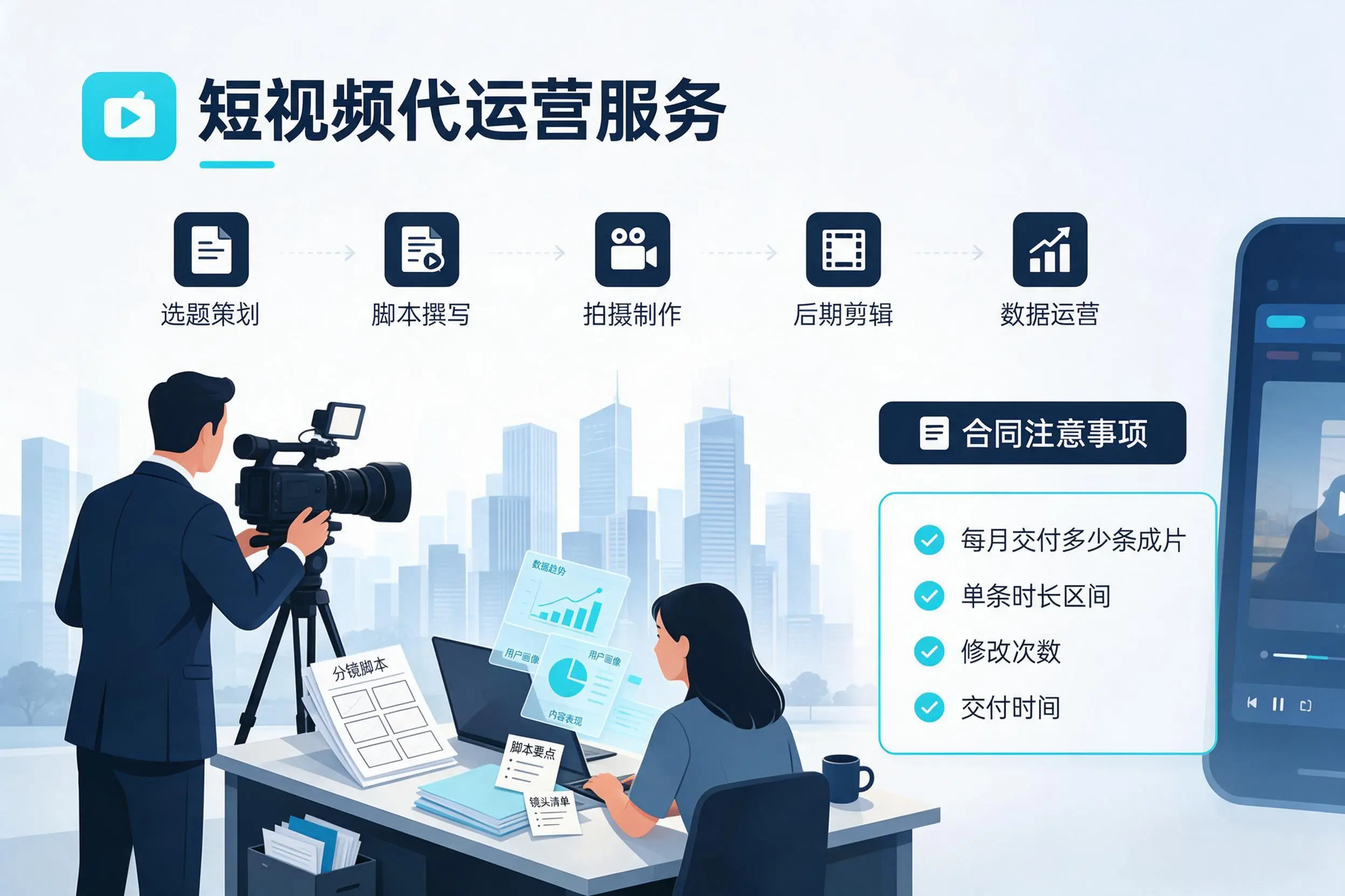 短视频代运营包含哪些服务？贺州企业常见问题科普