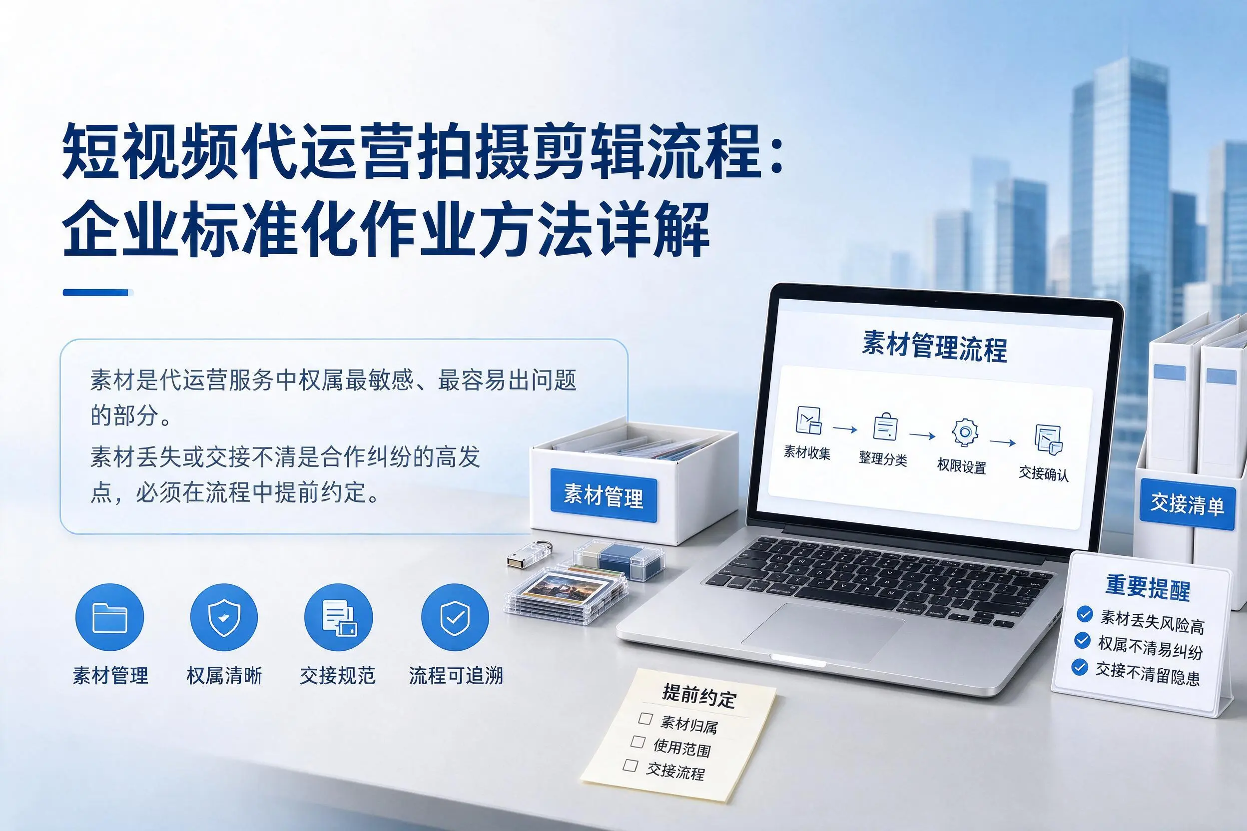 短视频代运营拍摄剪辑流程：贺州企业标准化作业方法详解